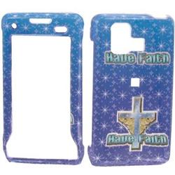 Wireless Emporium, Inc. Have Faith Snap-On Protector Case Faceplate for LG Dare VX9700