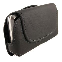 Eforcity Horizontal Leather Case for LG Dare VX9700, Black - by Eforcity