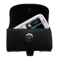 Gomadic Horizontal Leather Case with Belt Clip/Loop for the LG LX260