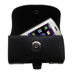 Gomadic Horizontal Leather Case with Belt Clip/Loop for the LG VX8610