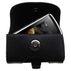 Gomadic Horizontal Leather Case with Belt Clip/Loop for the LG Venus