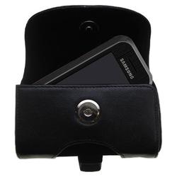 Gomadic Horizontal Leather Case with Belt Clip/Loop for the Samsung SCH-U940