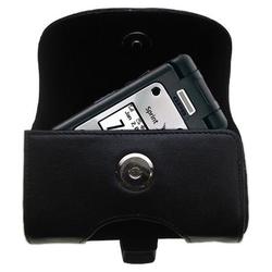 Gomadic Horizontal Leather Case with Belt Clip/Loop for the Sanyo Pro 700