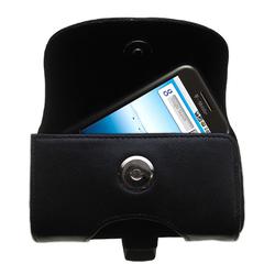 Gomadic Horizontal Leather Case with Belt Clip/Loop for the T-Mobile G1 Google