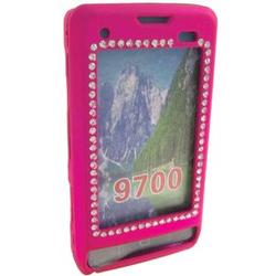 Wireless Emporium, Inc. Hot Pink Bling Rubberized Snap-On Protector Case for LG Dare VX9700