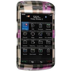 Wireless Emporium, Inc. Hot Pink Checkered Snap-On Protector Case Faceplate for Blackberry Storm 9530