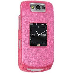 Wireless Emporium, Inc. Hot Pink Executive Leatherette Snap-On Protector Case for Blackberry Pearl Flip 8220