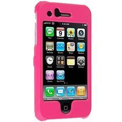 Wireless Emporium, Inc. Hot Pink Snap-On Rubberized Protector Case for Apple iPhone 3G