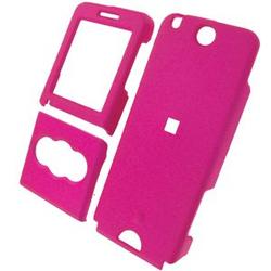 Wireless Emporium, Inc. Hot Pink Snap-On Rubberized Protector Case for Sony Ericsson W350