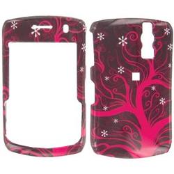 Wireless Emporium, Inc. Hot Pink Tree Snap-On Protector Case Faceplate for Blackberry Curve 8330