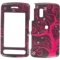 Wireless Emporium, Inc. Hot Pink Tree Snap-On Protector Case Faceplate for LG Vu/CU920/CU915