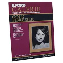 Ilford ILFORD Galerie Gold Fibre Silk Paper - Letter - 8.5 x 11 - 310g/m - Glossy - 10 x Sheet
