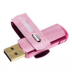 IMATION CORPORATION Imation 4GB USB 2.0 Swivel Flash Drive - Pink
