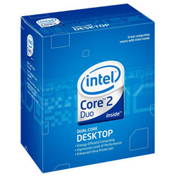 Intel Corp. Intel Core 2 Duo E7400 LGA775 45nm 3MB 2.80 GHz 65W Desktop Processor