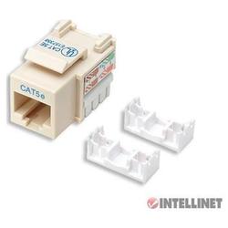 Intellinet Keystone Jack, Cat5E, Ivory