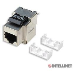 Intellinet Keystone Jack, Cat5E - STP, Silver