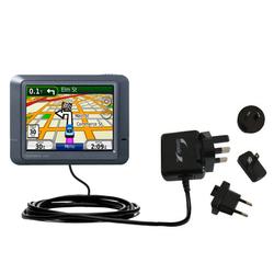 Gomadic International Wall / AC Charger for the Garmin Nuvi 265T - Brand w/ TipExchange Technology