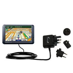 Gomadic International Wall / AC Charger for the Garmin Nuvi 265WT - Brand w/ TipExchange Technology