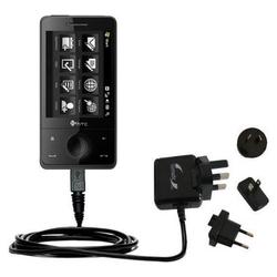 Gomadic International Wall / AC Charger for the HTC Diamond Pro - Brand w/ TipExchange Technology