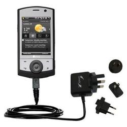Gomadic International Wall / AC Charger for the HTC P3650 - Brand w/ TipExchange Technology
