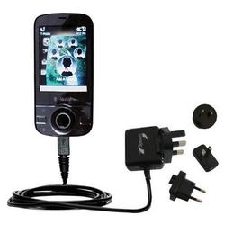 Gomadic International Wall / AC Charger for the HTC Shadow II - Brand w/ TipExchange Technology