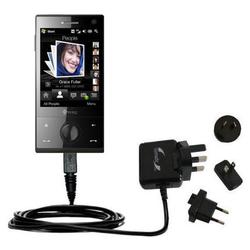 Gomadic International Wall / AC Charger for the HTC Touch Diamond - Brand w/ TipExchange Technology