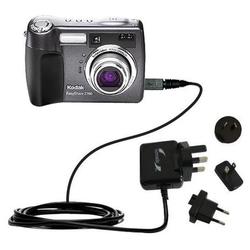 Gomadic International Wall / AC Charger for the Kodak Z760 - Brand w/ TipExchange Technology