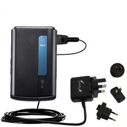 Gomadic International Wall / AC Charger for the LG HB620T DVB-T - Brand w/ TipExchange Technology