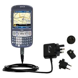 Gomadic International Wall / AC Charger for the PalmOne Treo 800w - Brand w/ TipExchange Technology