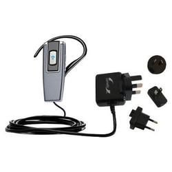 Gomadic International Wall / AC Charger for the Plantronics Explorer 360 - Brand w/ TipExchange Tech