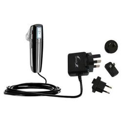 Gomadic International Wall / AC Charger for the Plantronics Voyager 815 - Brand w/ TipExchange Techn