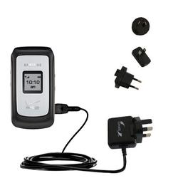 Gomadic International Wall / AC Charger for the Samsung Knack - Brand w/ TipExchange Technology