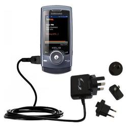 Gomadic International Wall / AC Charger for the Samsung Mysto - Brand w/ TipExchange Technology
