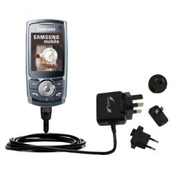 Gomadic International Wall / AC Charger for the Samsung SGH-L760 - Brand w/ TipExchange Technology