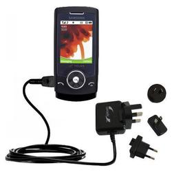 Gomadic International Wall / AC Charger for the Samsung SPH-A523 - Brand w/ TipExchange Technology