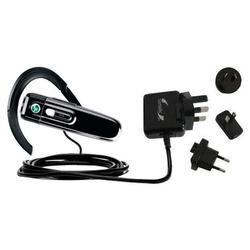 Gomadic International Wall / AC Charger for the Sony Ericsson HBH-PV708 - Brand w/ TipExchange Techn