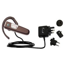 Gomadic International Wall / AC Charger for the Sony Ericsson HBH-PV710 - Brand w/ TipExchange Techn