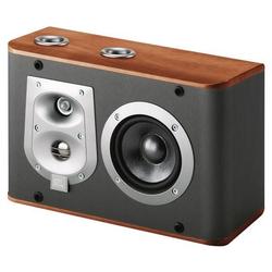 JBL ES10 Bookshelf Wall-Mount Speakers - Cherry Finish With Black Grille