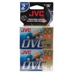 JVC OF AMERICA JVC Mini-DV Cassette - MiniDV - 60Minute (MDV60DU2)
