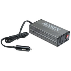 Jensen JP-20 160 Watts Power Inverter - Input Voltage:12V DC - Output Voltage:110V AC - 160W