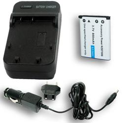 Accessory Power KODAK KLIC-7006 Equivalent K7600-C Charger & Battery 2-Pack Combo for EasyShare Digital Cameras