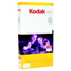KODAK T120 STANDARD GRADE VIDEO CASSETTE NIC