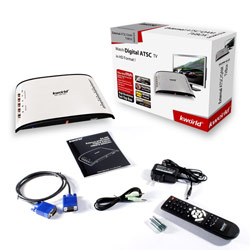 KWORLD - TMCC KWorld Digital ATSC QAM TV Tuner Box Reveiver VGA-Watch Digital TV In HD Format