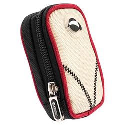 Krusell 48163 Radical Street Camera Case (black Beige With Red Trim)