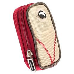 Krusell 48164 Radical Street Camera Case (red Beige With Brown Trim)