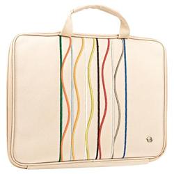 Krusell 71125 Radical Slim Laptop Case (fits 17 Stripe Ivory)