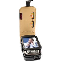 Krusell 75360 Orbit Flex Case for HTC TyTN II - Black/Beige Leather Case