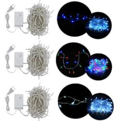 Eforcity LED Icicle String Christmas Rope Light Combo Set, 3 Colors