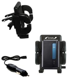 Gomadic LG HB620T DVB-T Auto Vent Holder with Car Charger - Uses TipExchange