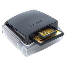 LEXAR MEDIA Lexar Media Professional UDMA Dual-Slot USB 2.0 Reader - CompactFlash (CF) Card, Secure Digital (SD) Card, Secure Digital High Capacity (SDHC) - USB